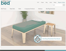 Tablet Screenshot of centralcitybed.com